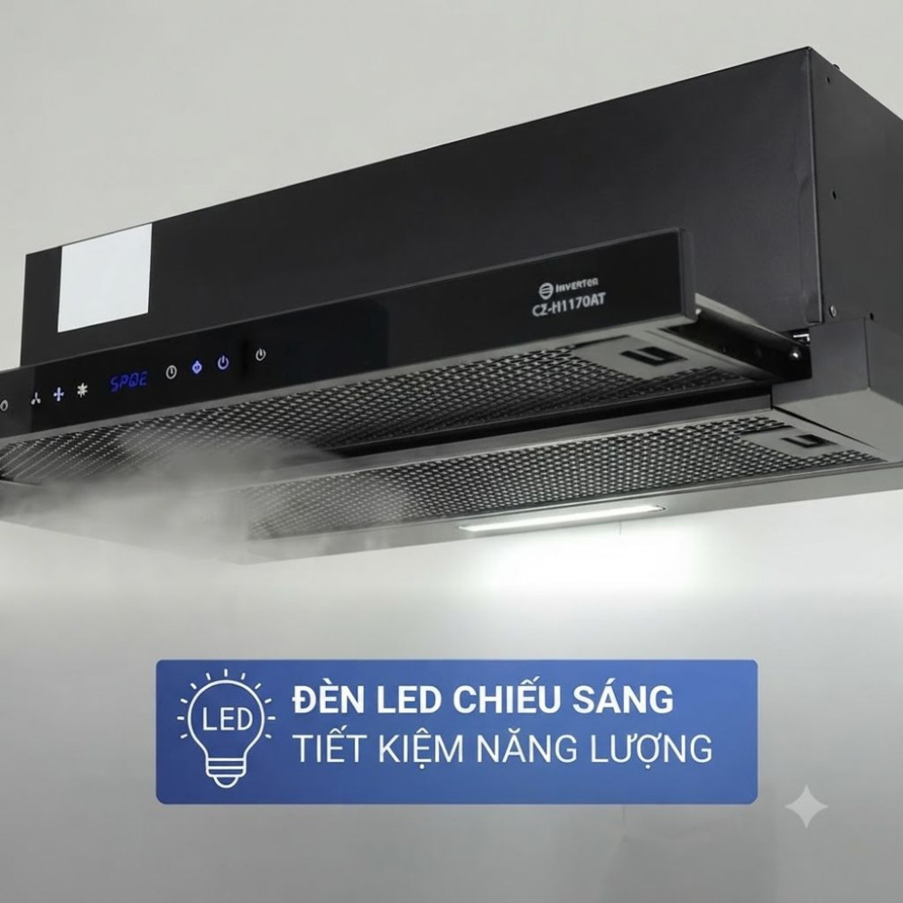 Máy hút mùi âm tủ Canzy CZ-H1170AT - Hàng chính hãng