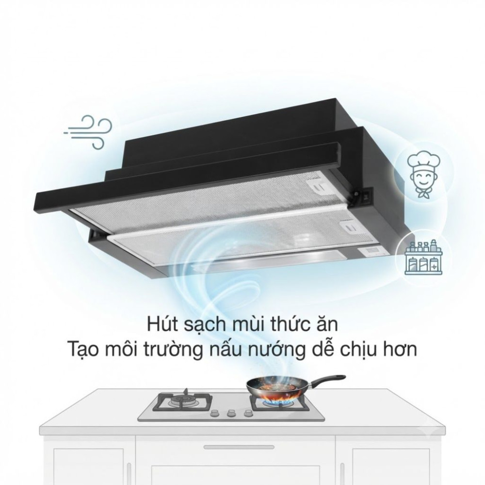 Máy hút mùi âm tủ Electrolux ECP7311GB - Hàng chính hãng