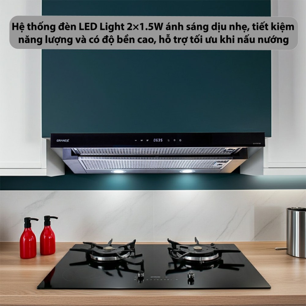 Máy hút mùi âm tủ GrandX GX-H70F58B - Hàng chính hãng