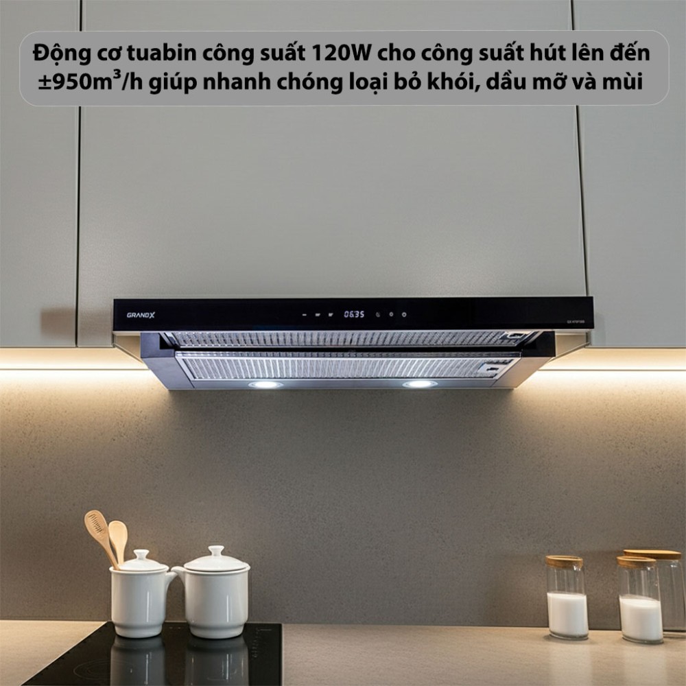 Máy hút mùi âm tủ GrandX GX-H70F58B - Hàng chính hãng
