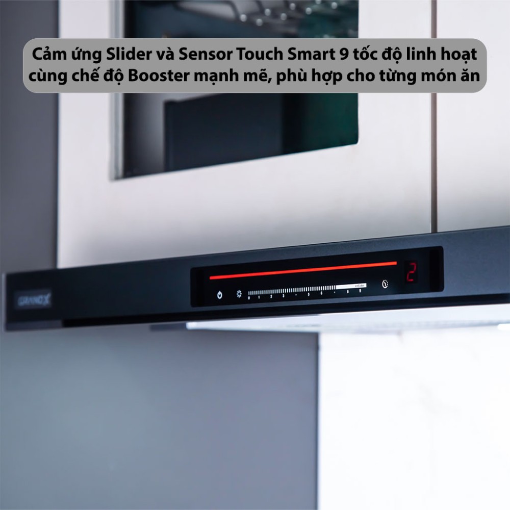 Máy hút mùi âm tủ GrandX GX-H70F72B - Hàng chính hãng