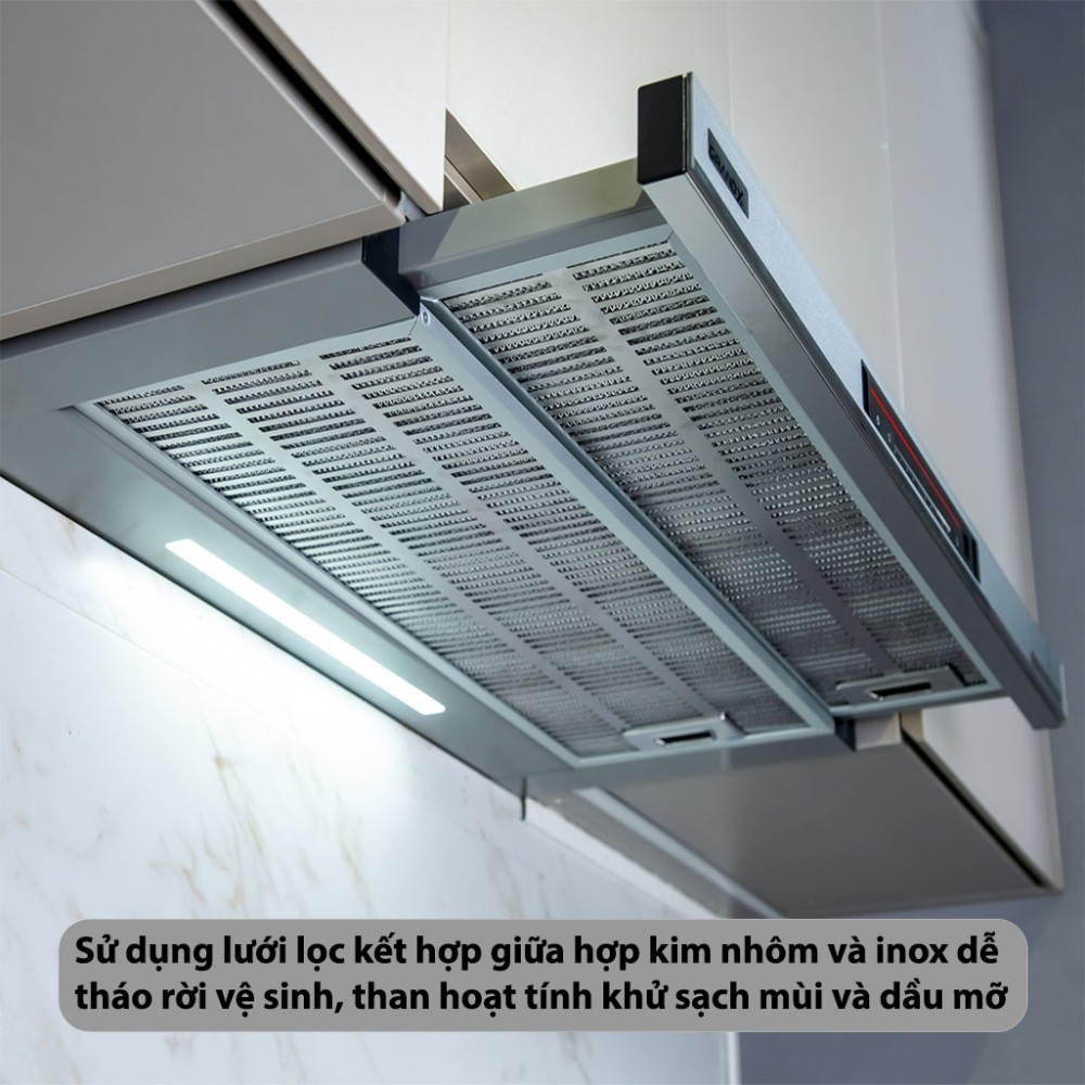 Máy hút mùi âm tủ GrandX GX-H70F72G - Hàng chính hãng