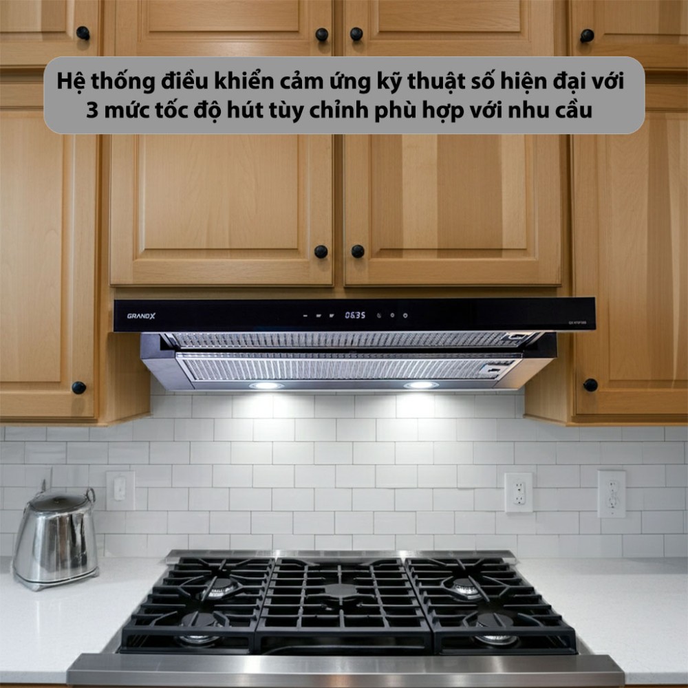 Máy hút mùi âm tủ GrandX GX-H90F58B - Hàng chính hãng