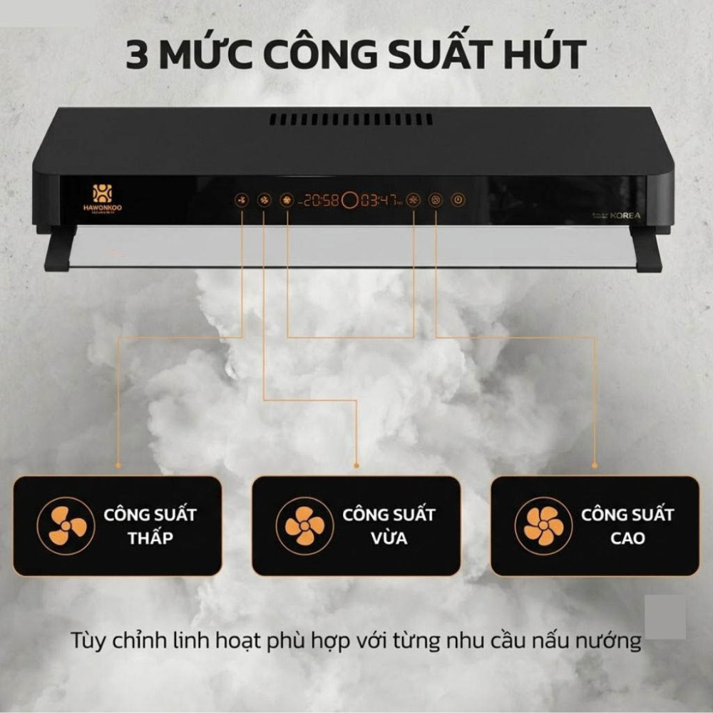 Máy hút mùi âm tủ Hawonkoo HRH-703 - Hàng chính hãng