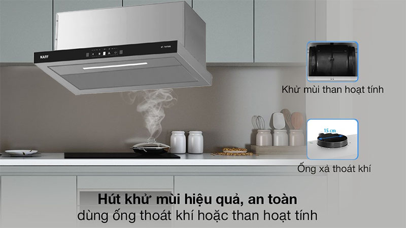 Chế độ hoạt động của Máy hút mùi âm tủ Kaff KF-TH1700S