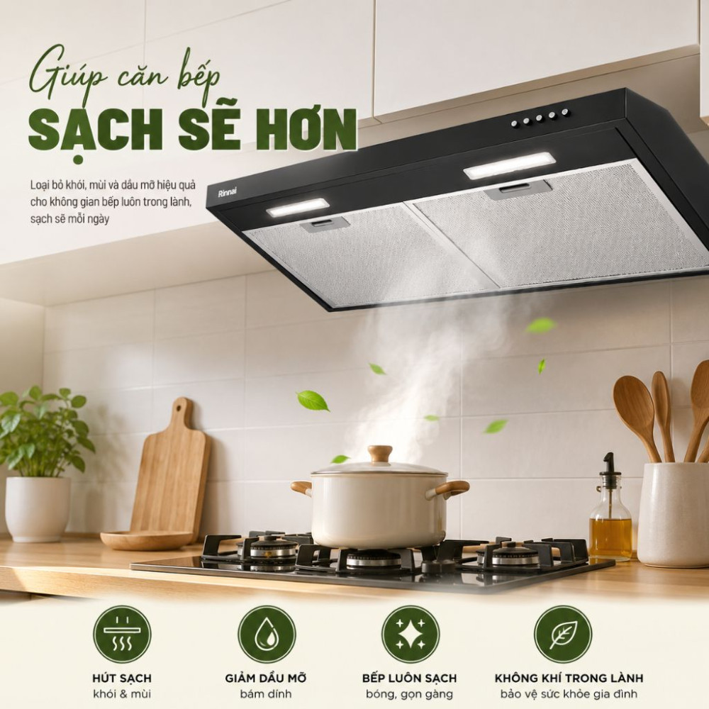 Máy hút mùi âm tủ Rinnai RH-S75A-FBVR - Hàng chính hãng