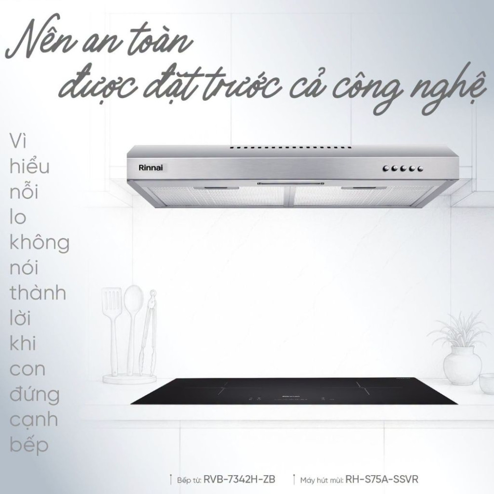 Máy hút mùi âm tủ Rinnai RH-S75A-SSVR - Hàng chính hãng