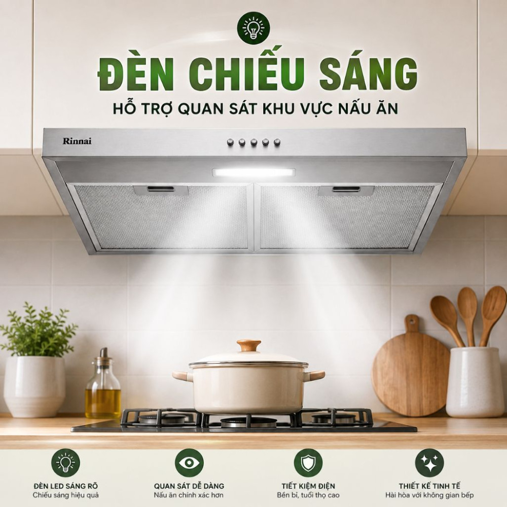 Máy hút mùi âm tủ Rinnai RH-S75A-SSVR - Hàng chính hãng