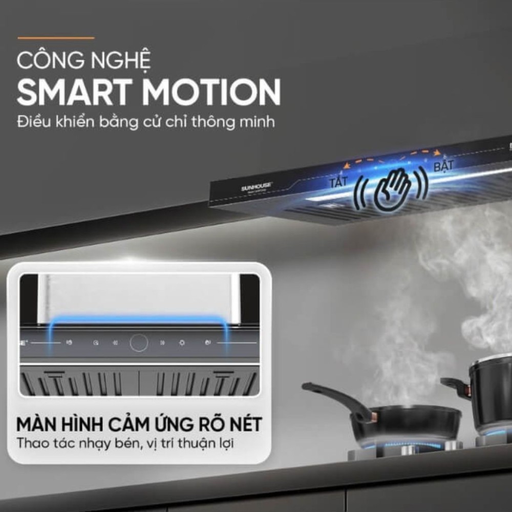 Máy hút mùi âm tủ Sunhouse SHB72025 - Hàng chính hãng