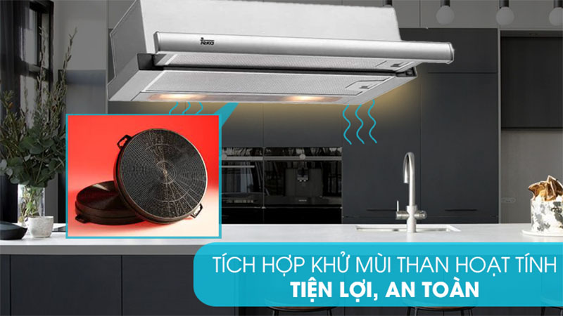 Than hoạt tính của  Máy hút mùi âm tủ Teka TL7310