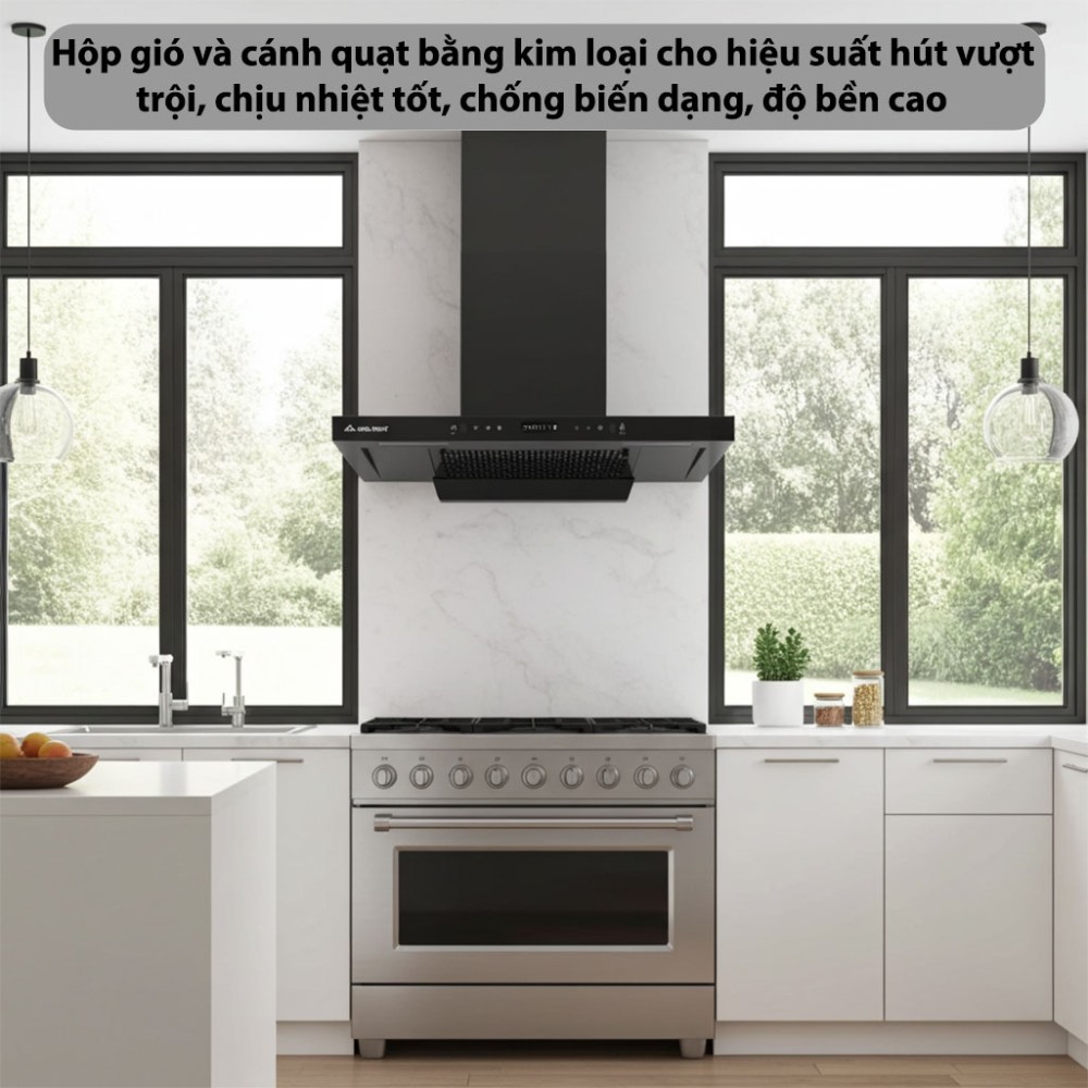 Máy hút mùi chữ T Hòa Phát HKH-T0670H - Hàng chính hãng