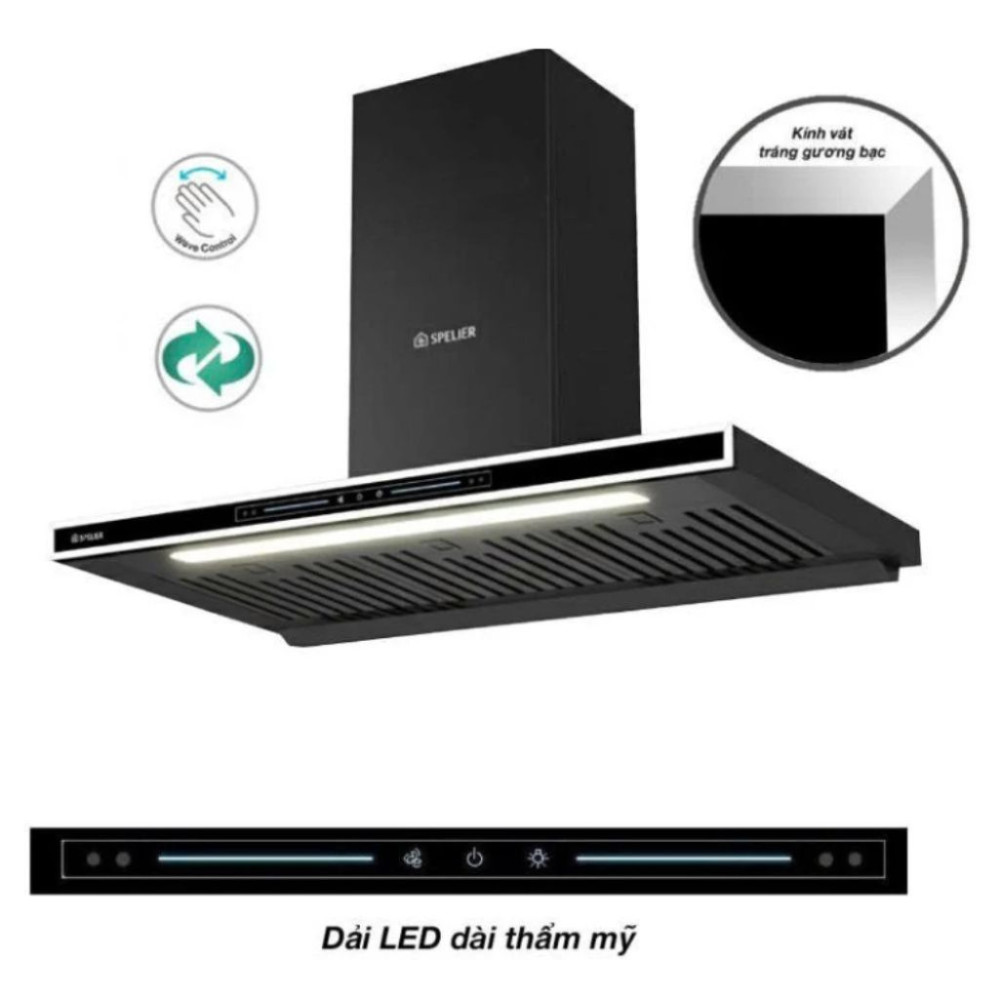 Máy hút mùi chữ T Spelier SP 109 HC LUX - Hàng chính hãng