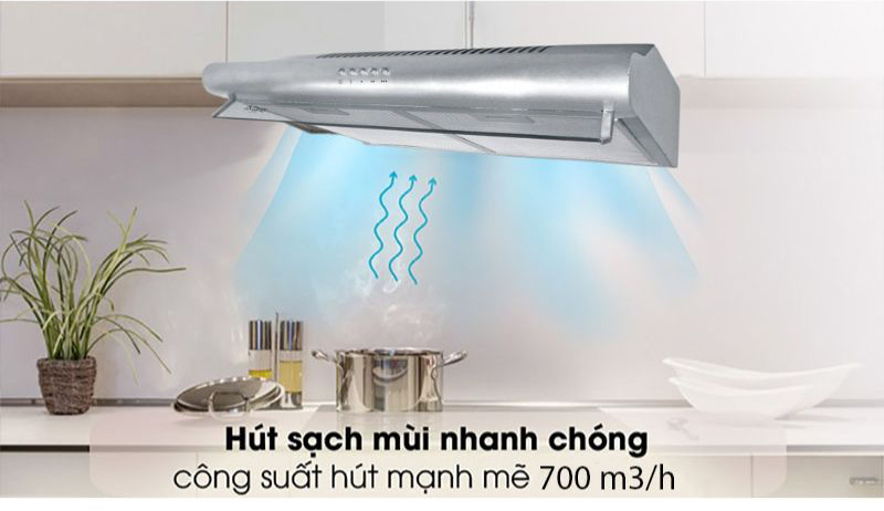 Công suất hút mạnh mẽ nhanh chóng thanh lọc không khí