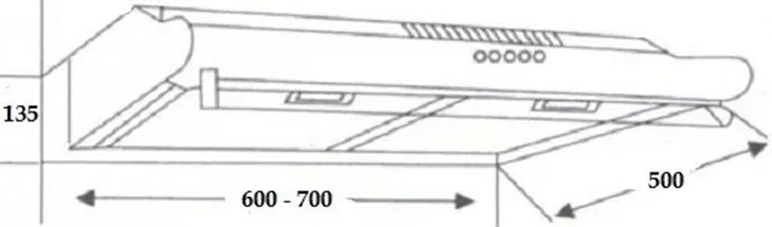 Thông số của Máy hút mùi Giovani Concord 602S