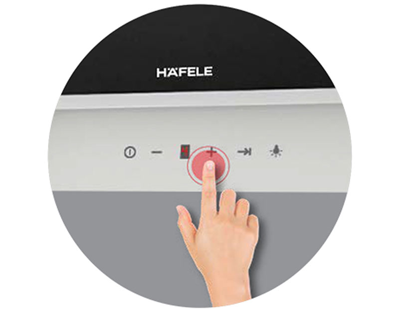 Hệ thống điều khiển của máy hút mùi gắn tường Häfele HH-WVGS90A/533.80.203