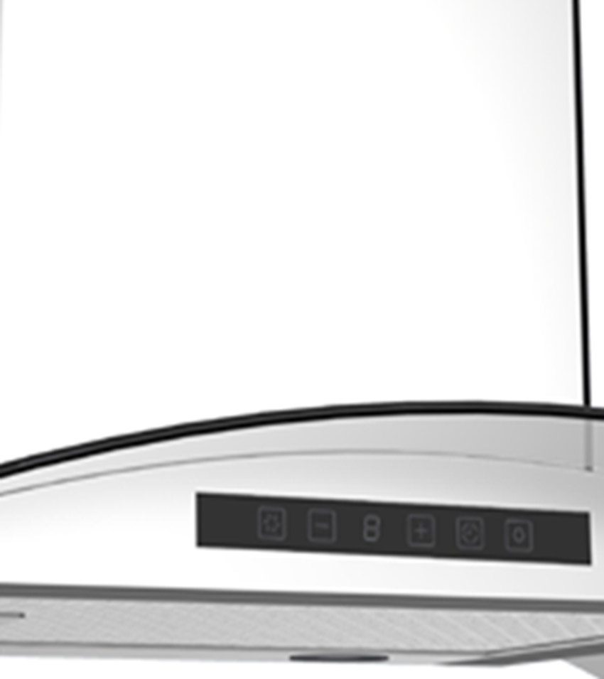 Bảng điều khiển cảm ứng của máy hút mùi kính cong Chefs EH-Caspia70T