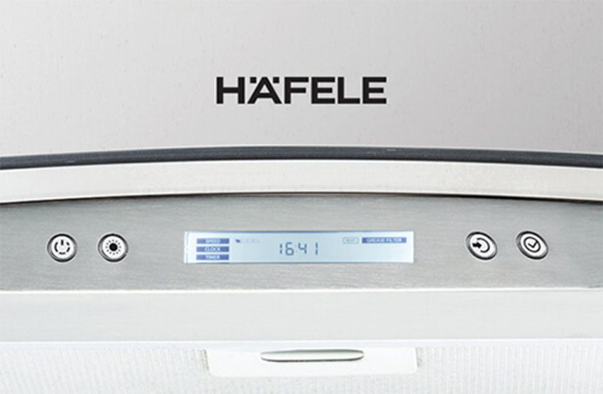 Bảng điều khiển của máy hút mùi Hafele HH-WG90B 539.81.185