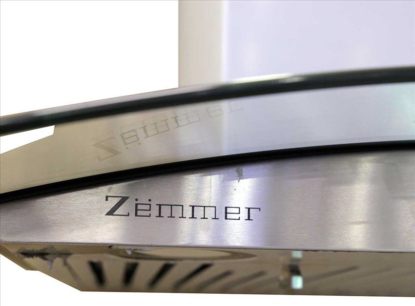 Chất liệu của Máy hút mùi kính cong Zemmer G01P1