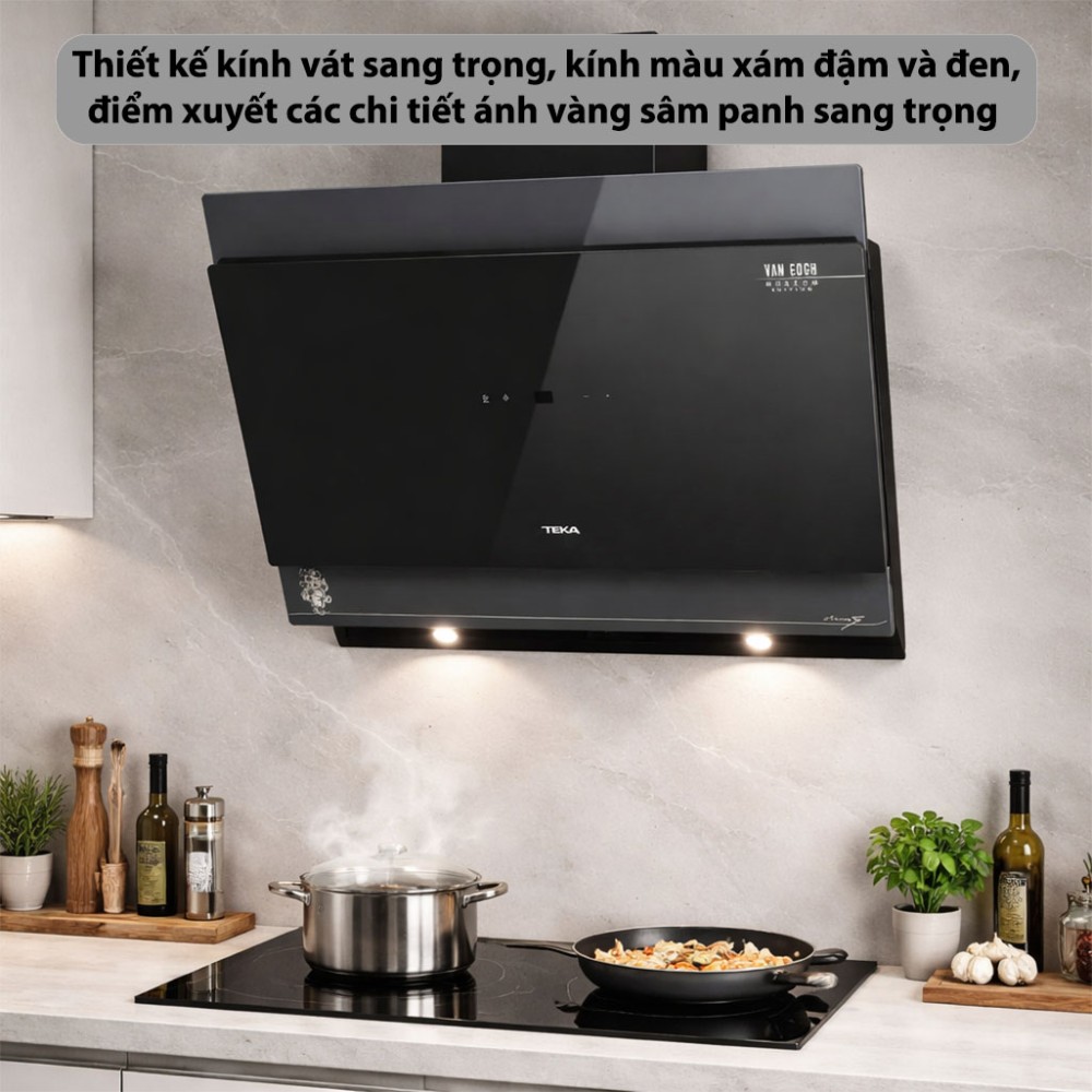 Máy hút mùi kính vát Teka DVT-68660-TOS-VG - Hàng chính hãng