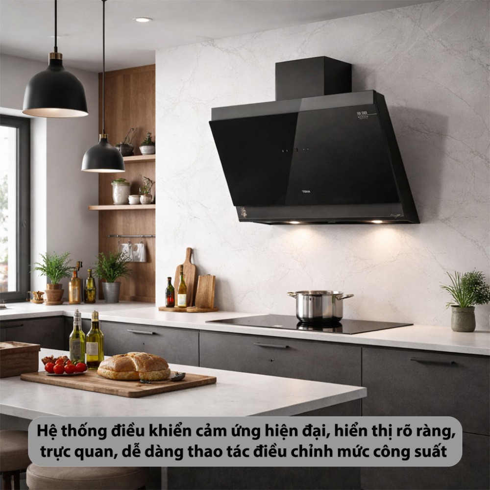 Máy hút mùi kính vát Teka DVT-98660-TOS-VG - Hàng chính hãng
