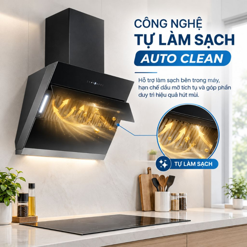 Máy hút mùi tum kính Canzy CZ-H470VTC - Hàng chính hãng