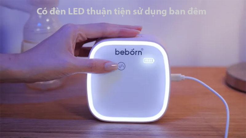 Đèn LED của Máy hút sữa điện đôi Beborn BP02#ED