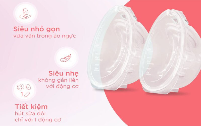 Thiết kế của Máy hút sữa điện đôi rảnh tay Fatzbaby Resofree 5 FB1380VN