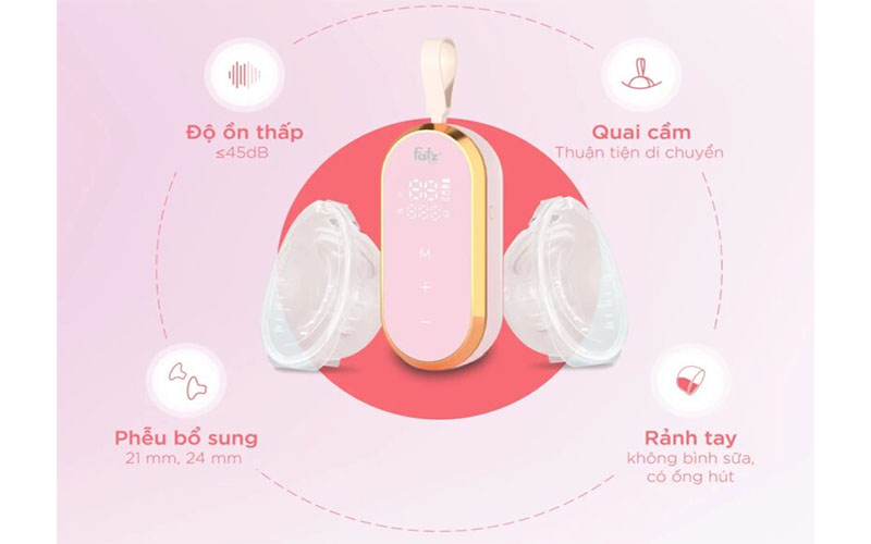 Dung lượng pin của Máy hút sữa điện đôi rảnh tay Fatzbaby Resofree 5 FB1380VN