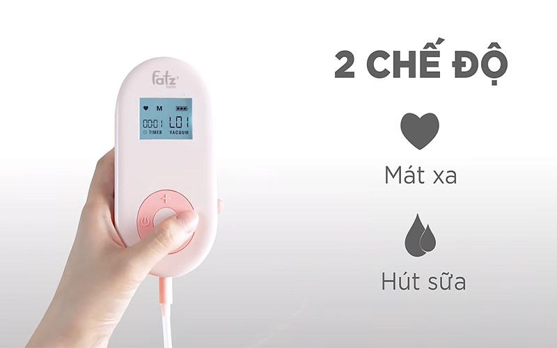 Chế độ hoạt động của Máy hút sữa điện đôi rảnh tay Fatzbaby TwinFree 4 FB1310TP