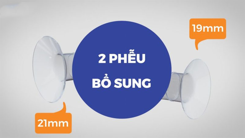 Phếu hút sữa của Máy hút sữa điện rảnh tay Freemax 7 Fatzbaby FB1222TP