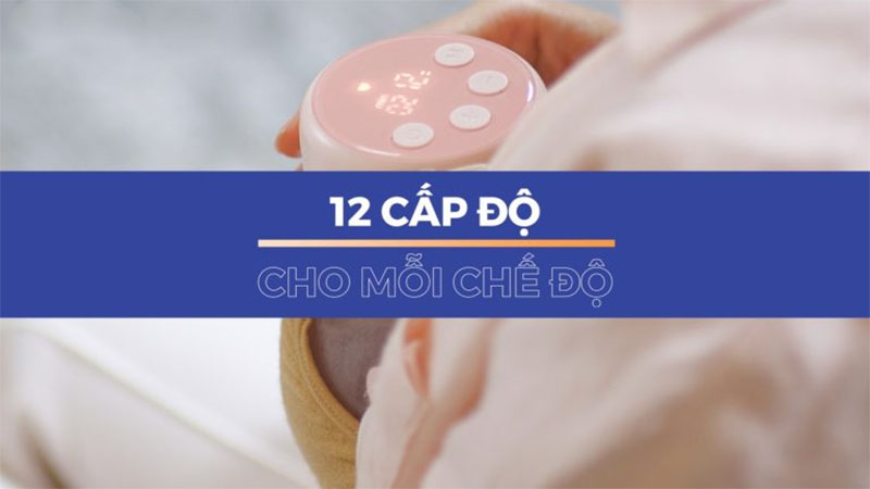 12 cấp độ của Máy hút sữa điện rảnh tay Freemax 7 Fatzbaby FB1222TP