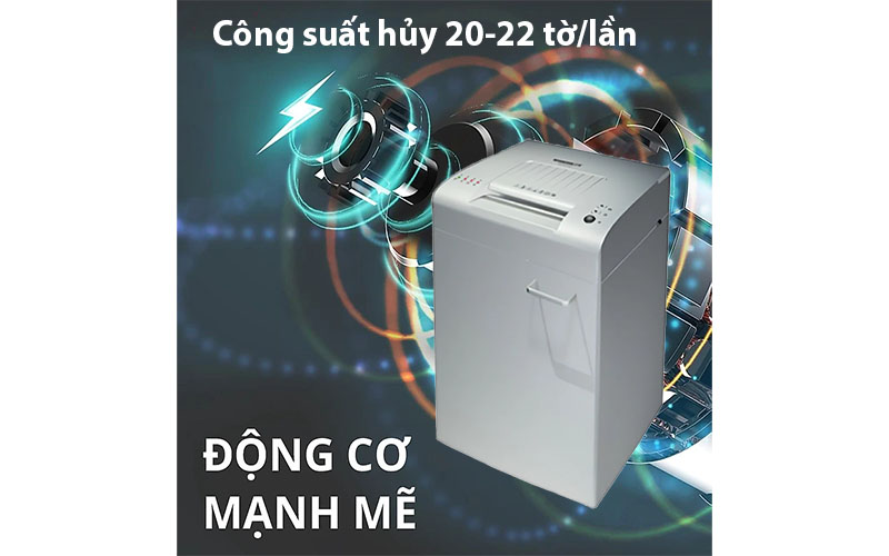 Công suất hủy của Máy hủy tài liệu LBA P-22CD