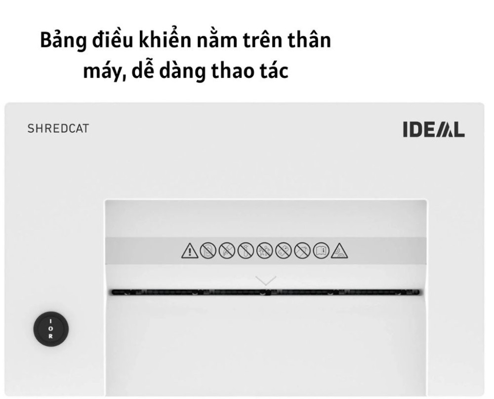 Dễ àng thao tác và điều chỉnh chức năng của máy