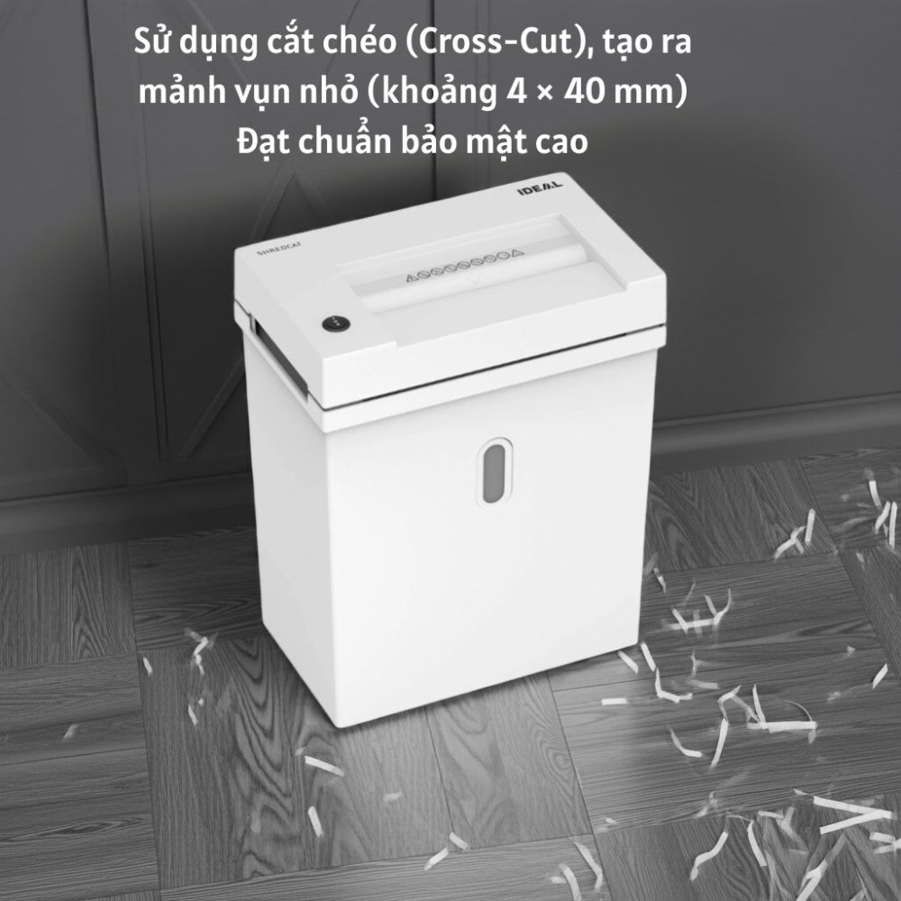 Tái liệu sau khi hủy đạt chuẩn bảo mật P-4 theo DIN 66399