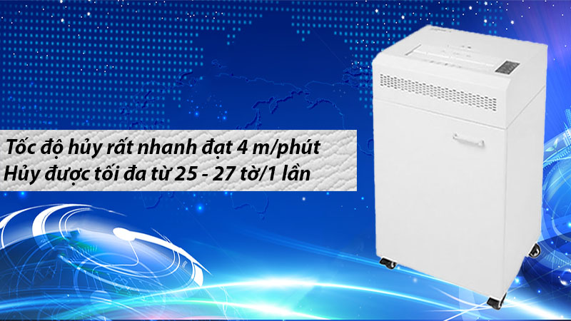 Tốc độ hủy của Máy hủy tài liệu Ziba PC-PRO-24