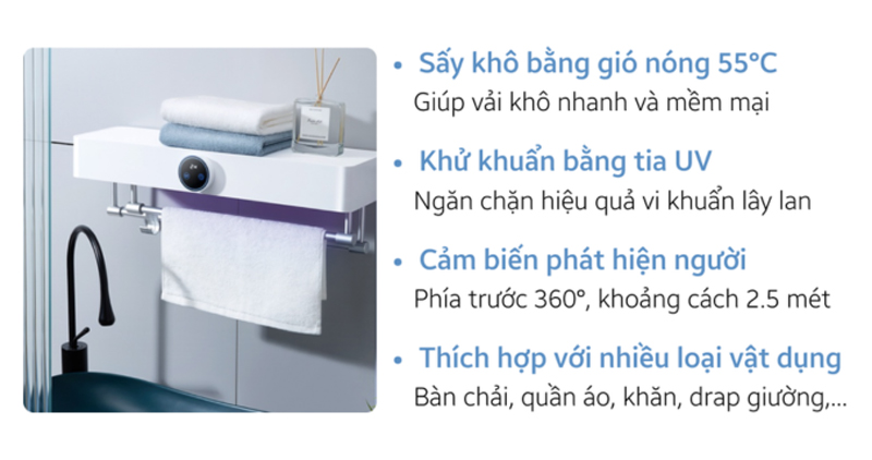 Tính năng nổi bật của máy khử khuẩn đa năng Lydsto HD-CJHGJ02