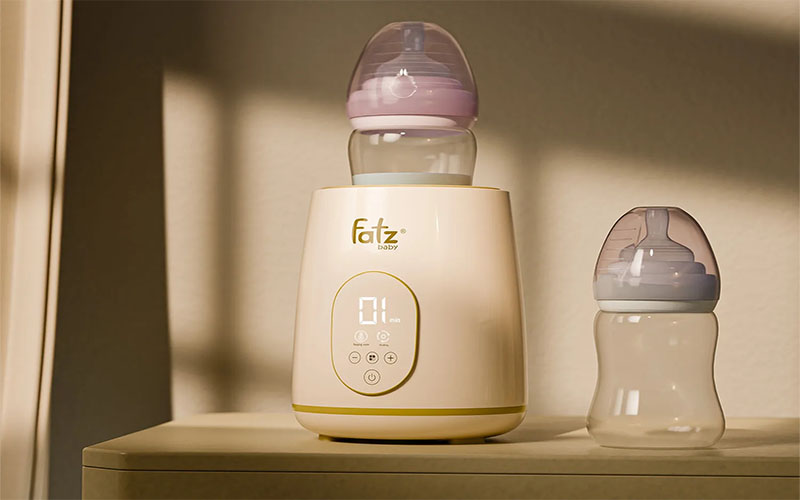 Máy lắc và giữ ấm bình sữa điện tử Shake 2 Fatzbaby FB3911HB