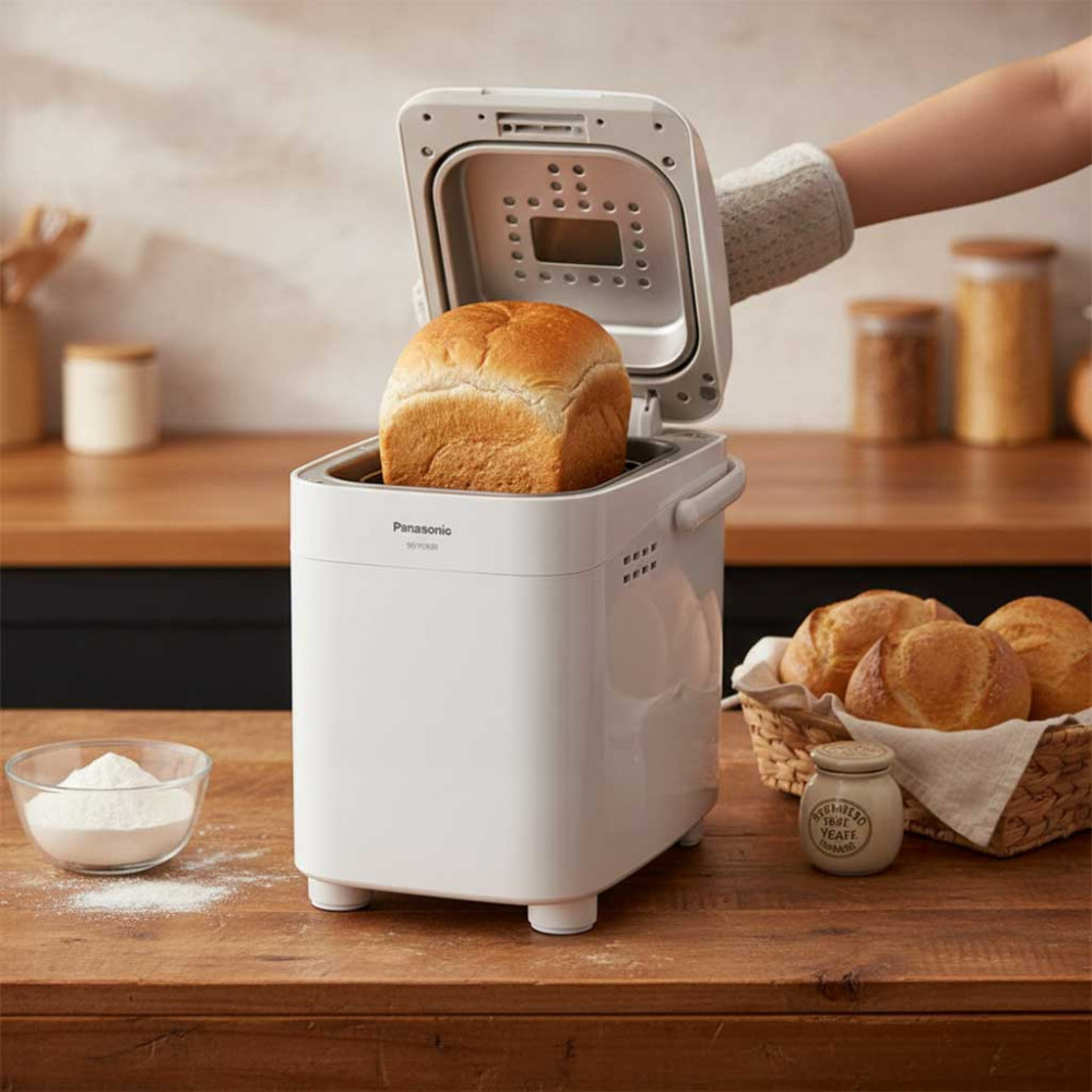 Máy làm bánh mì tự động Panasonic SD-PD100WRA - Hàng chính hãng