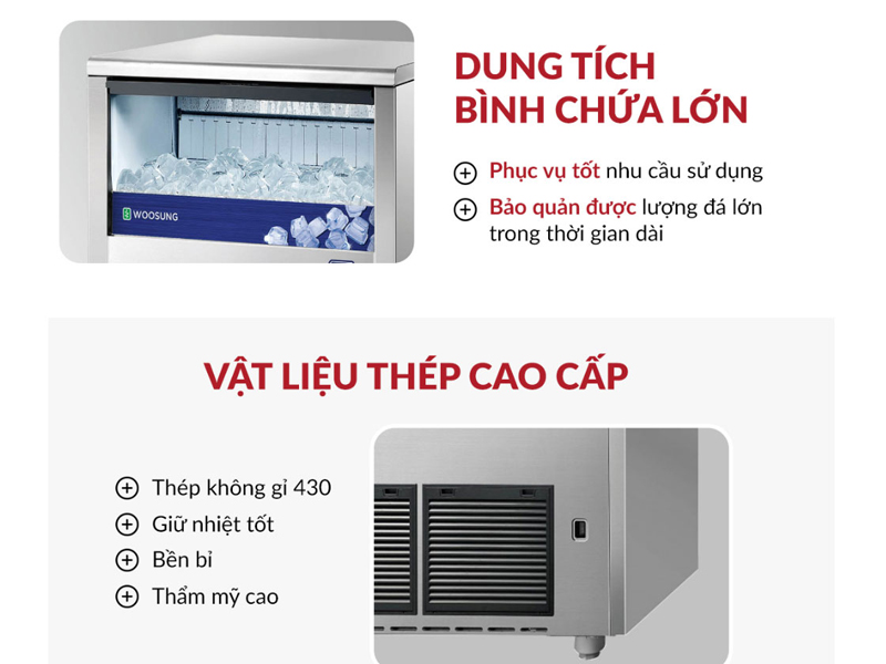 Chất liệu cấu tạo cao cấp tạo độ bền cao