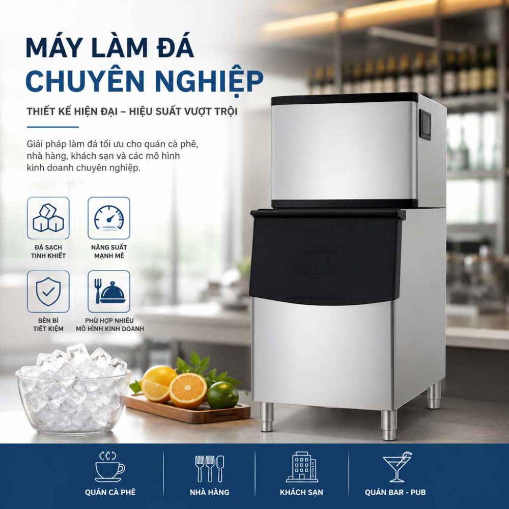 Máy làm đá viên Ice Pro IPR160  - Hàng chính hãng