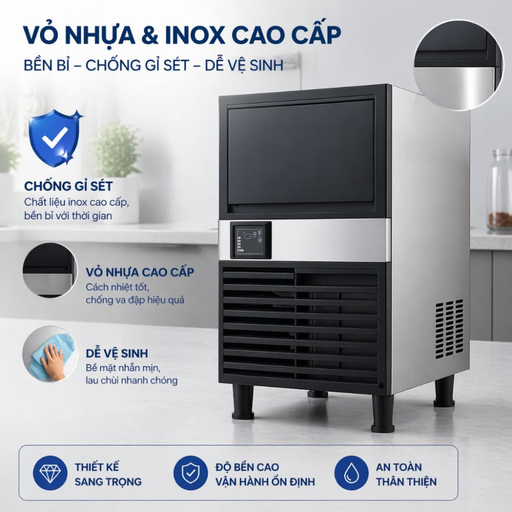 Máy làm đá viên Ice Pro IPR55 55kg/24h - Hàng chính hãng