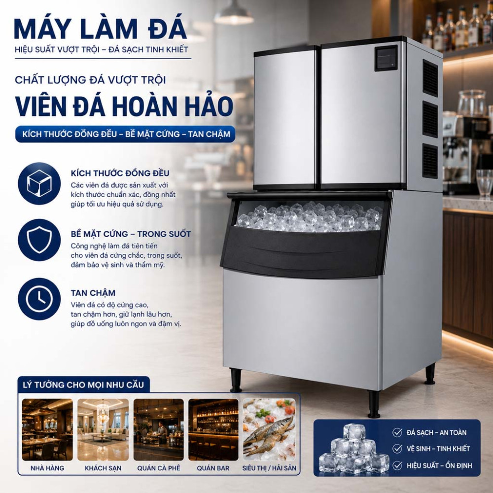 Máy làm đá viên Ice Pro IPR900 - Hàng chính hãng