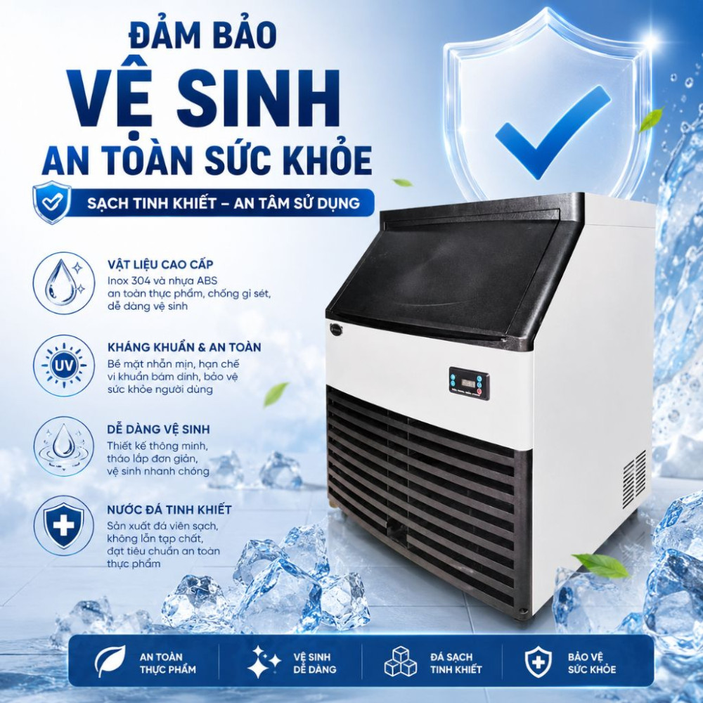 Máy làm đá viên Oucboll ZFK170F - Hàng chính hãng