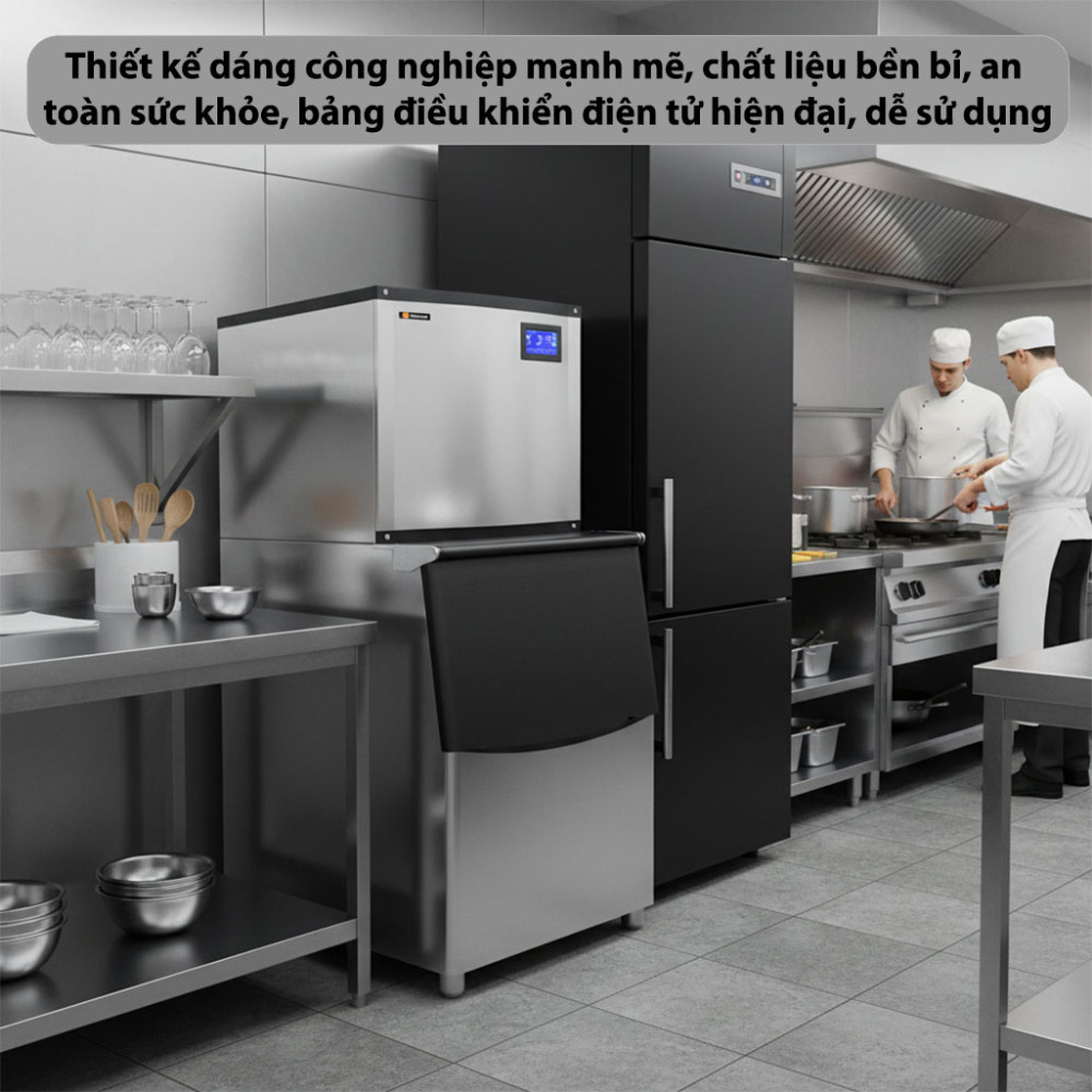 Máy làm đá viên công nghiệp Unibar UBM-350 - Hàng chính hãng
