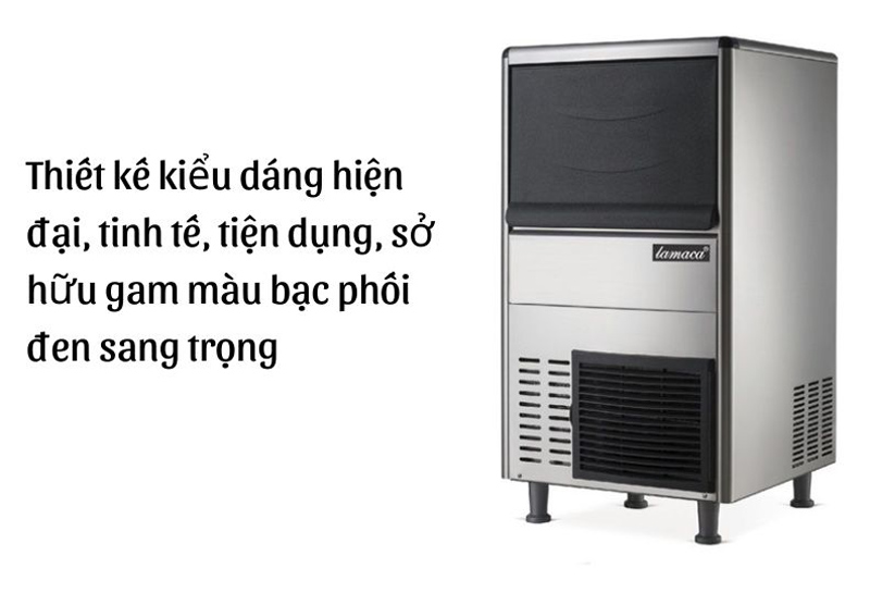 Kiểu dáng hiện đại, tinh tế, tiện dụng với tông màu đen phối bạc sang trọng