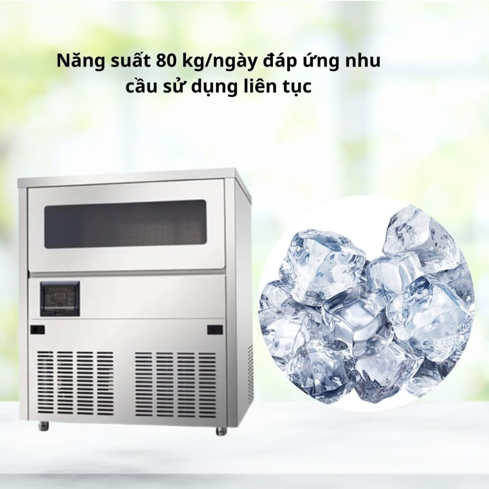  Máy làm đá viên TurboGold TGI-81B - Hàng chính hãng