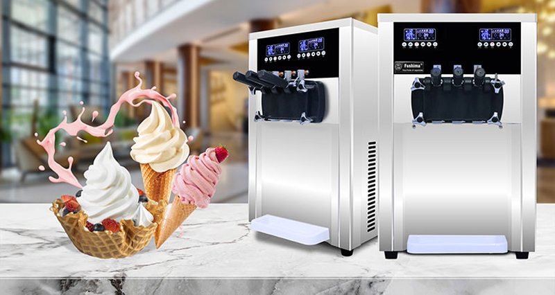  Máy tạo ra sản lượng lớn 36 – 42 lít/h, làm được số lượng kem từ 20 - 55 cốc