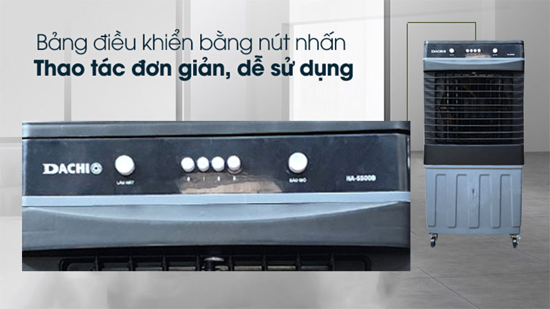 Bảng điều khiển của Máy làm mát không khí Dachio HA-5500B