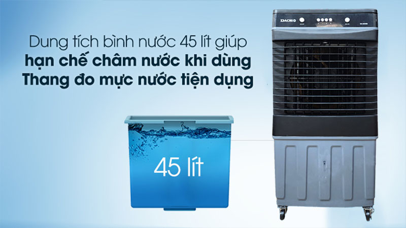 Dung tích thùng nước của Máy làm mát không khí Dachio HA-5500B