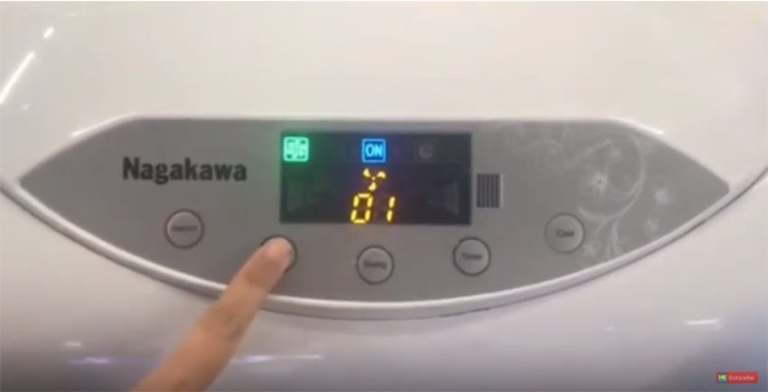 Bảng điều khiển của máy làm mát không khí Nagakawa NFC505